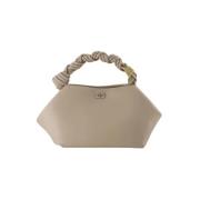 Leather handbags Ganni , Gray , Dames