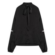 Stijlvolle Blouse voor Vrouwen Balenciaga , Black , Dames