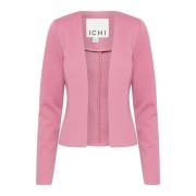 Heather Rose Open Blazer Ichi , Pink , Dames