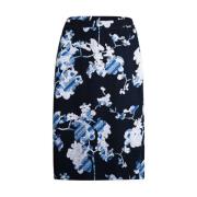 Bloemen A-lijn Rok in Marineblauw Roberto sarto , Multicolor , Dames