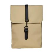 Waterdichte Rugzak met Laptopvak Rains , Beige , Dames