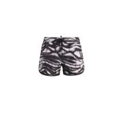 Zebra Print Zwemshorts Roberto Cavalli , Gray , Heren