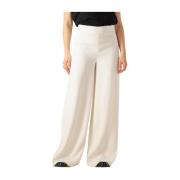 Elegante Witte Broek Twinset , Beige , Dames