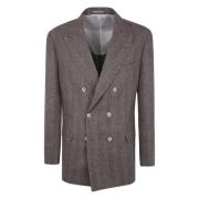 Klassieke Herenjas Brunello Cucinelli , Brown , Heren