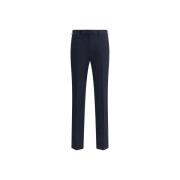 Luxe Cigarette Cut Suit Broek Ermenegildo Zegna , Blue , Heren