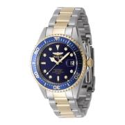 Pro Diver Kwarts Horloge Blauwe Wijzerplaat Invicta Watches , Gray , H...