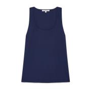 Zachte Jersey TOP Maliparmi , Blue , Dames