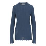 Stijlvolle Sweaters Collectie Jil Sander , Blue , Dames