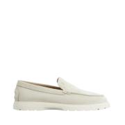 Suède Slip-On Mocassins met Monogram Tod's , White , Heren