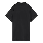 Korte mouwen ronde hals T-shirt Balenciaga , Black , Dames