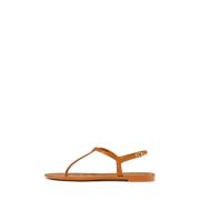 Rubberen sandalen met monogram MCM , Brown , Dames