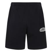 Casual Unisex Sweatshorts Barrow , Black , Heren