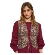 Flora print gilet Antik Batik , Multicolor , Dames