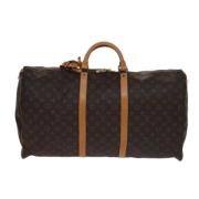 Pre-owned Canvas travel-bags Louis Vuitton Vintage , Brown , Dames