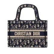 Pre-owned Canvas handbags Dior Vintage , Blue , Dames