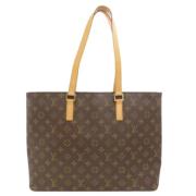 Pre-owned Canvas totes Louis Vuitton Vintage , Brown , Dames