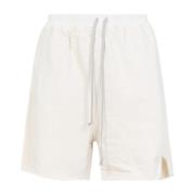 Witte Katoenen Broek Rick Owens , White , Heren