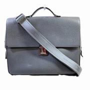 Pre-owned Leather louis-vuitton-bags Louis Vuitton Vintage , Gray , Da...