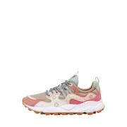 Suede/Nylon Dames Sneakers Flower Mountain , Multicolor , Dames