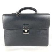 Pre-owned Leather louis-vuitton-bags Louis Vuitton Vintage , Black , D...