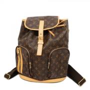 Pre-owned Canvas backpacks Louis Vuitton Vintage , Brown , Dames