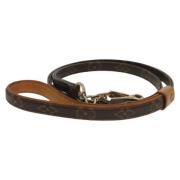 Pre-owned Canvas belts Louis Vuitton Vintage , Brown , Dames