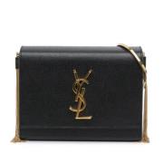 Pre-owned Leather crossbody-bags Yves Saint Laurent Vintage , Black , ...