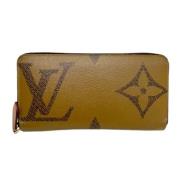 Pre-owned Canvas wallets Louis Vuitton Vintage , Beige , Dames