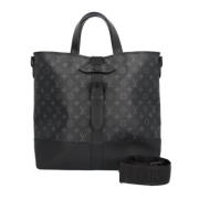 Pre-owned Canvas louis-vuitton-bags Louis Vuitton Vintage , Black , He...