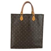 Pre-owned Canvas louis-vuitton-bags Louis Vuitton Vintage , Brown , Da...