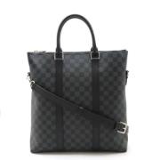 Pre-owned Canvas louis-vuitton-bags Louis Vuitton Vintage , Black , He...