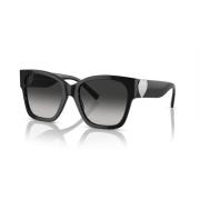 Zwart/Grijs Getinte Zonnebril Tiffany , Black , Dames