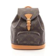 Pre-owned Canvas backpacks Louis Vuitton Vintage , Brown , Dames