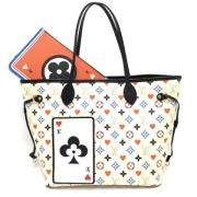 Pre-owned Cotton louis-vuitton-bags Louis Vuitton Vintage , Beige , Da...