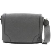 Pre-owned Leather louis-vuitton-bags Louis Vuitton Vintage , Gray , Da...