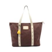 Pre-owned Canvas handbags Louis Vuitton Vintage , Brown , Dames