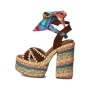 Chelsea Scarf Platform Sandalen Kurt Geiger , Multicolor , Dames