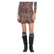 Bloemen gequilt print shorts Antik Batik , Multicolor , Dames