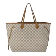 Pre-owned Canvas shoulder-bags Louis Vuitton Vintage , White , Dames