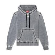 Grijze Sweatshirt Casual Stijl Moderne Garderobe Diesel , Gray , Heren