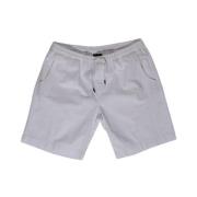 Witte katoenen Bermuda shorts met stretch RefrigiWear , White , Heren