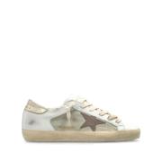 Witte Sneakers met Ster Patch Golden Goose , White , Dames