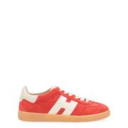 Cool Lace-Up Sneakers Hogan , Red , Dames