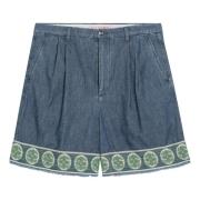 Korte Bermuda Shorts voor Mannen Valentino Garavani , Blue , Heren