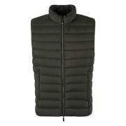 Gewatteerde bodywarmer van ganzendons Moorer , Green , Heren