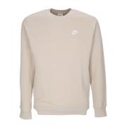 Crew BB Sweatshirt - Rattan/White Nike , Beige , Heren