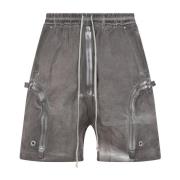 Grijze Bermuda Shorts Verhoog Stijl Rick Owens , Gray , Heren