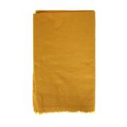 Luxe Cashmere Silk Sjaal Destin , Yellow , Dames