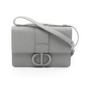 Pre-owned Leather dior-bags Dior Vintage , Gray , Dames