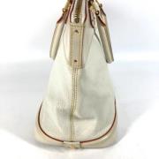 Pre-owned Leather louis-vuitton-bags Louis Vuitton Vintage , White , D...